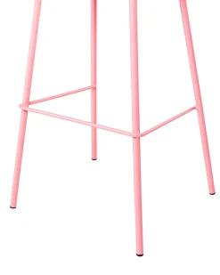 Beliani Baarituoli Vaaleanpunainen 4 Kpl Mora Best Sale