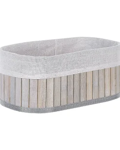 Beliani Bambukori Harmaa 5 Kpl Talpe Flash Sale