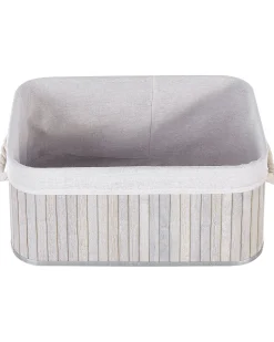 Beliani Bambukori Harmaa 5 Kpl Talpe Flash Sale