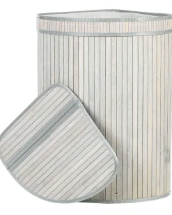 Beliani Bambukori Harmaa 42 X 30 Cm Badulla Best Sale