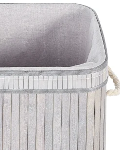 Beliani Bambukori Harmaa 40 X 30 Cm Kalutara Cheap