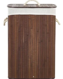 Beliani Bambukori Tumma Puu 40 X 30 Cm Komari Flash Sale