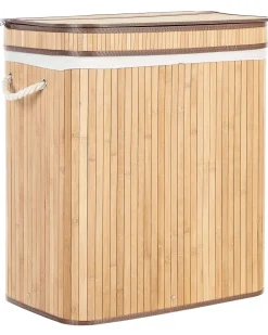 Beliani Bambukori Vaalea Puu 52 X 34 Cm Kalthota Flash Sale