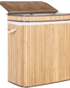 Beliani Bambukori Vaalea Puu 52 X 34 Cm Kalthota Flash Sale