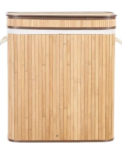 Beliani Bambukori Vaalea Puu 52 X 34 Cm Kalthota Flash Sale