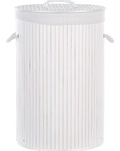 Beliani Bambukori Valkoinen 40 Cm Sannar Cheap