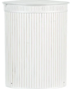 Beliani Bambukori Valkoinen 42 X 30 Cm Badulla Flash Sale