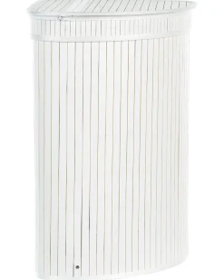 Beliani Bambukori Valkoinen 42 X 30 Cm Badulla Flash Sale