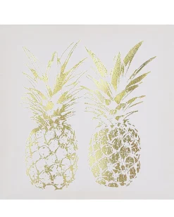 Beliani Canvas-Taulu Vaaleanpunainen/Kulta 30 X 30 Cm 3 Kpl Apesika New