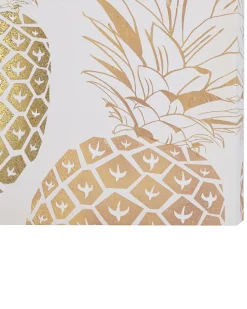 Beliani Canvas-Taulu Vaaleanpunainen/Kulta 30 X 30 Cm 3 Kpl Apesika New