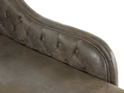 Beliani Divaani Keinomokkanahka Oikeak. Ruskea Nimes Cheap