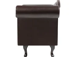 Beliani Divaani Keinonahka Oikeak. Ruskea Lattes Online