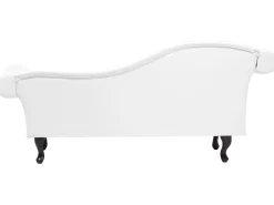 Beliani Divaani Keinonahka Vasenk. Valkoinen Lattes Online