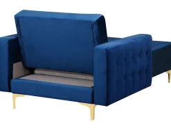 Beliani Divaani Sametti Laivastonsininen Aberdeen Outlet