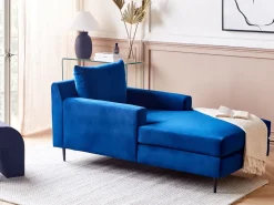 Beliani Divaani Sametti Laivastonsininen Gueret Online