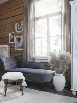 Beliani Divaani Sametti Vasenk. Harmaa Nimes Hot