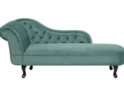 Beliani Divaani Sametti Vasenk. Mintunvihrea Nimes Sale