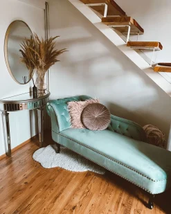 Beliani Divaani Sametti Vasenk. Mintunvihrea Nimes Sale