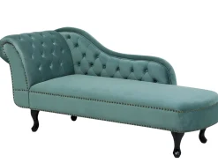 Beliani Divaani Sametti Vasenk. Mintunvihrea Nimes Sale