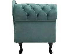 Beliani Divaani Sametti Vasenk. Mintunvihrea Nimes Sale