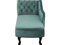 Beliani Divaani Sametti Vasenk. Mintunvihrea Nimes Sale