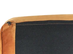 Beliani Divaani Sametti Vasenk. Oranssi Miramas Clearance