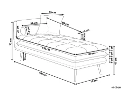 Beliani Divaani Sametti Vasenk. Oranssi Gonesse Best Sale