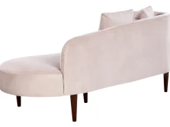 Beliani Divaani Sametti Vasenk. Pastellipinkki Chaumont Fashion