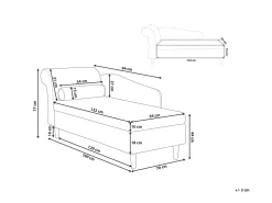 Beliani Divaani Sametti Vasenk. Tummanharmaa Luiro Flash Sale