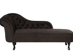 Beliani Divaani Sametti Vasenk. Tummanruskea Nimes Flash Sale