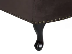 Beliani Divaani Sametti Vasenk. Tummanruskea Nimes Flash Sale