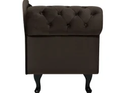 Beliani Divaani Sametti Vasenk. Tummanruskea Nimes Flash Sale