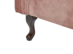 Beliani Divaani Sametti Vasenk. Vaaleanpunainen Lattes Shop