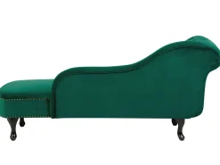 Beliani Divaani Sametti Vasenk. Vihrea Nimes Store