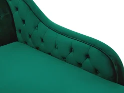 Beliani Divaani Sametti Vasenk. Vihrea Nimes Store