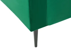 Beliani Divaani Sametti Vihrea Gueret New