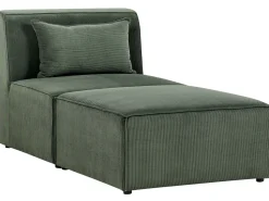 Beliani Divaani Vakosametti Tummanvihrea Lemvig New