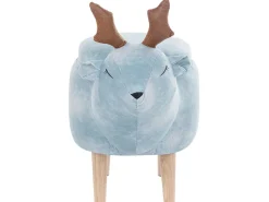 Beliani Elainjakkara Kangas Säilytystila Vaaleansininen 63 X 31 Cm Reindeer Fashion