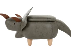 Beliani Elainjakkara Kangas Säilytystila Tummanvihrea 92 X 42 Cm Triceratops Online