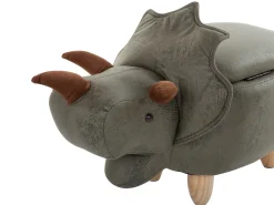 Beliani Elainjakkara Kangas Säilytystila Tummanvihrea 92 X 42 Cm Triceratops Online