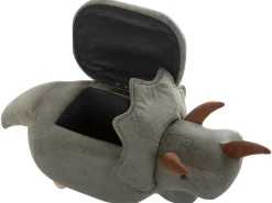 Beliani Elainjakkara Kangas Säilytystila Tummanvihrea 92 X 42 Cm Triceratops Online