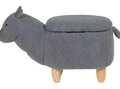 Beliani Elainjakkara Kangas Säilytystila Harmaa 65 X 30 Cm Alpaca Flash Sale