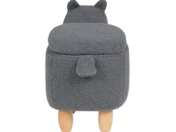 Beliani Elainjakkara Kangas Säilytystila Harmaa 65 X 30 Cm Alpaca Flash Sale