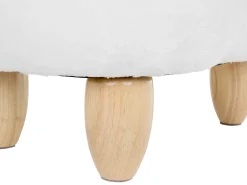 Beliani Elainjakkara Kangas Säilytystila Valkoinen 69 X 30 Cm Bear Best Sale