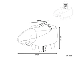 Beliani Elainjakkara Kangas Vaaleanpunainen/Valkoinen 32 X 67 Cm Shark Flash Sale