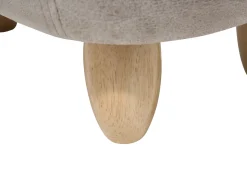 Beliani Elainjakkara Keinonahka Säilytystila Vaaleanharmaa 60 X 32 Cm Rhino Hot