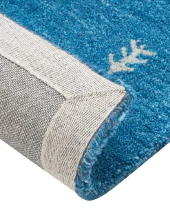 Beliani Gabbeh-Matto Villa Tummansininen 160 X 230 Cm Calti Store