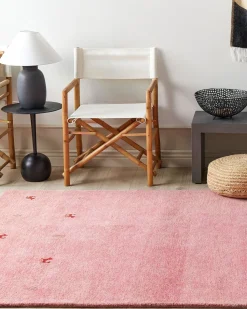 Beliani Gabbeh-Matto Villa Vaaleanpunainen 160 X 230 Cm Yulafi Cheap