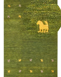 Beliani Gabbeh-Matto Villa Vihrea 160 X 230 Cm Yulafi Hot