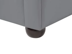 Beliani Harmaa 3-Istuttava Nahkasohva Chesterfield Flash Sale